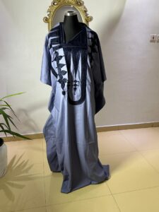 Black and grey female Boubou