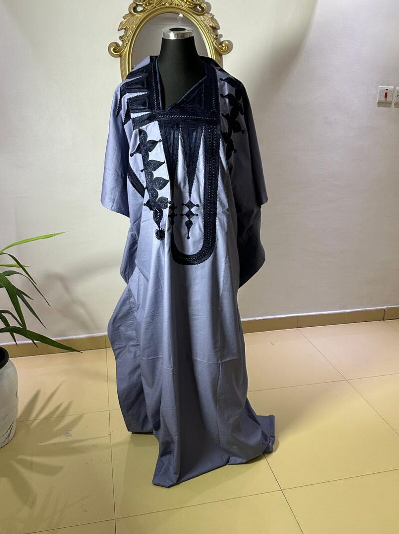 Black and grey female Boubou