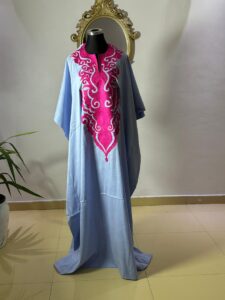 Blue and pink female Boubou